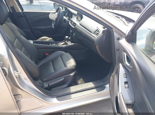 JM1GL1V55H1133603 2017 MAZDA 6 Gray წინა სალონის ხედი