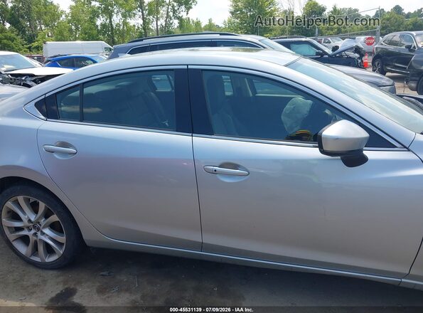JM1GL1V55H1133603 2017 MAZDA 6 Gray უკანა სალონის ხედი