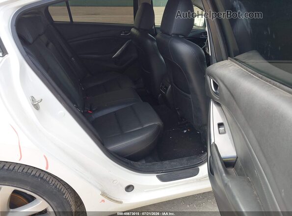 JM1GL1V56H1103834 2017 MAZDA 6 White Vista de la etiqueta del VIN
