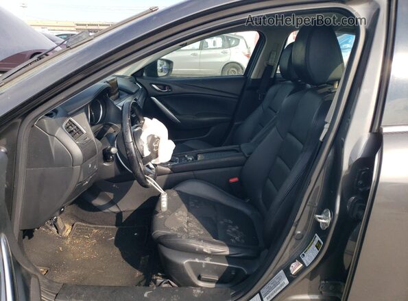 JM1GL1V56H1117085 2017 MAZDA 6 Gray Front interior view