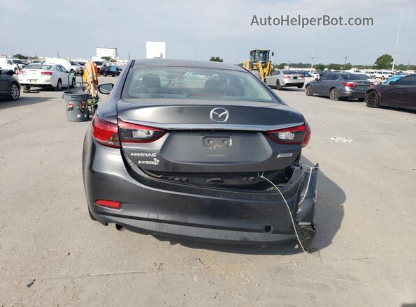 JM1GL1V56H1117085 2017 MAZDA 6 Gray Rear view