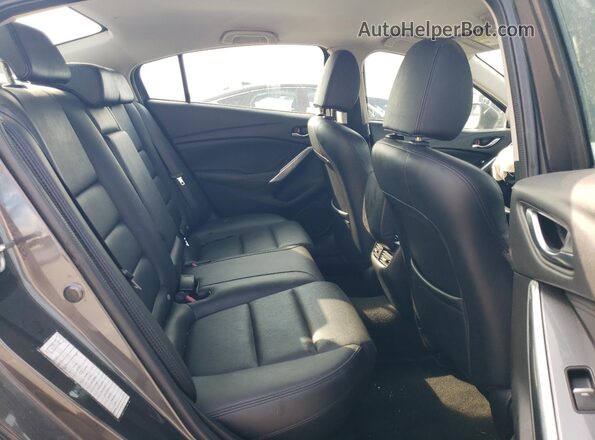 JM1GL1V56H1117085 2017 MAZDA 6 Gray Rear seats view
