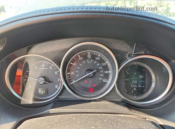 JM1GL1V56H1120696 2017 MAZDA 6 Black Vista del cuadro de instrumentos