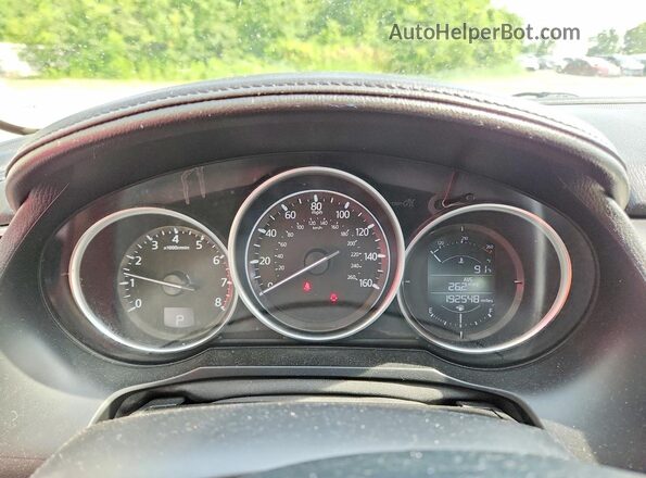 JM1GL1V56H1130046 2017 MAZDA 6 White ხელსაწყოთა პანელის ხედი