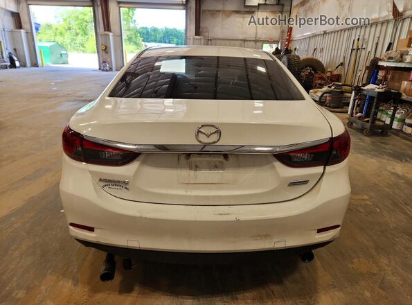 JM1GL1V56H1130046 2017 MAZDA 6 White უკანა ხედი