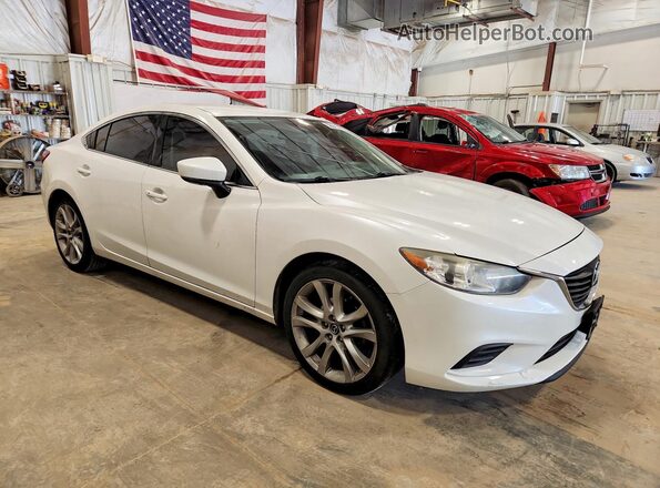 JM1GL1V56H1130046 2017 MAZDA 6 White წინა მარჯვენა