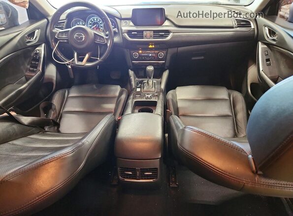 JM1GL1V56H1130046 2017 MAZDA 6 White წინა პანელის ხედი