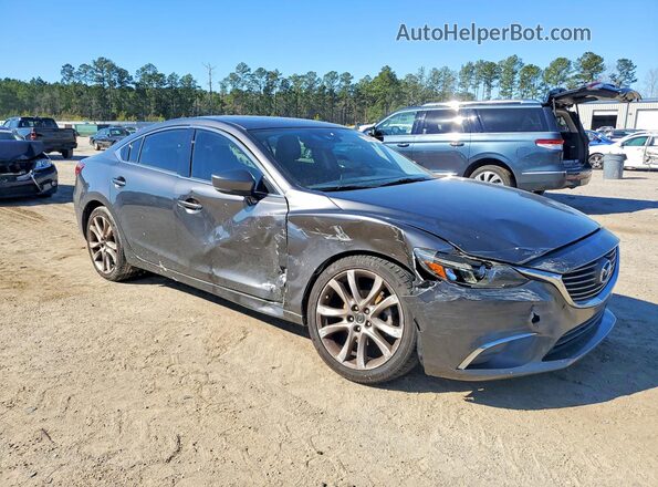 JM1GL1V57H1111926 2017 MAZDA 6 Gray Przód prawy