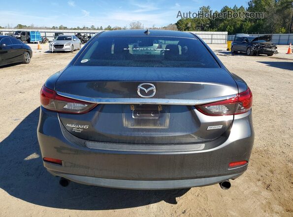 JM1GL1V57H1111926 2017 MAZDA 6 Gray Widok z tyłu