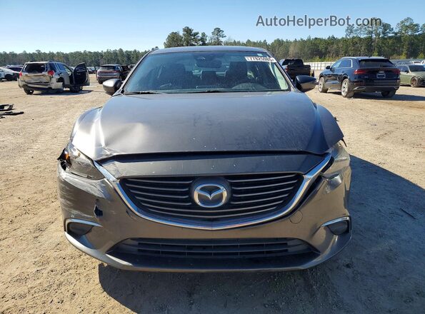 JM1GL1V57H1111926 2017 MAZDA 6 Gray Widok z przodu
