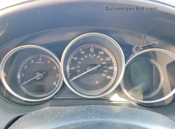 JM1GL1V57H1111926 2017 MAZDA 6 Gray Widok zestawu wskaźników