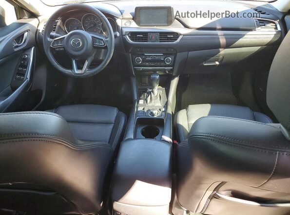 JM1GL1V57H1111926 2017 MAZDA 6 Gray Widok deski rozdzielczej