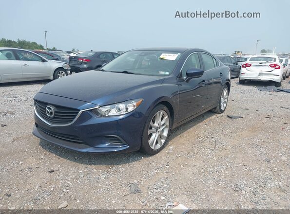 JM1GL1V57H1124742 2017 MAZDA 6 Blue Przód lewy