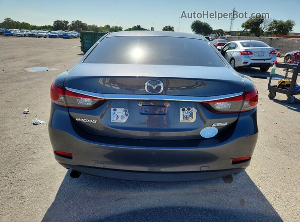 JM1GL1V57H1146692 2017 MAZDA 6 Gray Вид ззаду