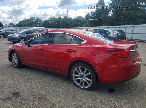 JM1GL1V58H1135426 2017 MAZDA 6 Red Trasero izquierdo