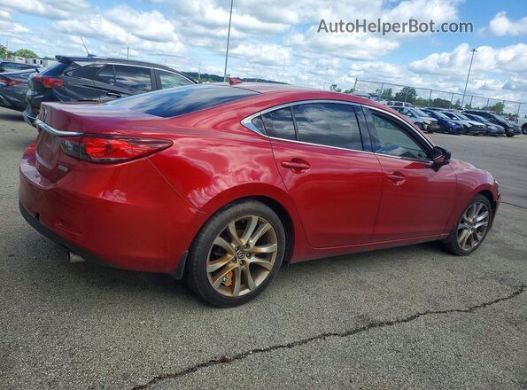 JM1GL1V58H1135426 2017 MAZDA 6 Red Trasero derecho