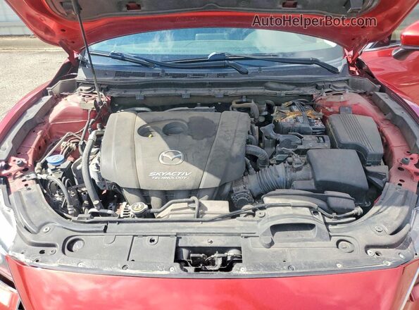 JM1GL1V58H1135426 2017 MAZDA 6 Red Vista interior trasera