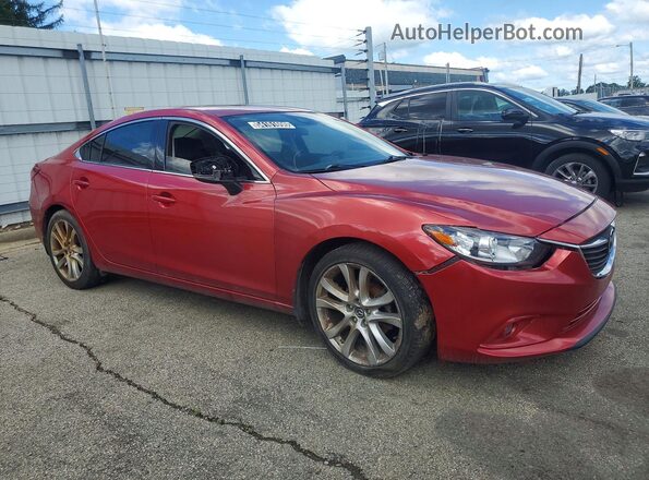 JM1GL1V58H1135426 2017 MAZDA 6 Red Delantero derecho