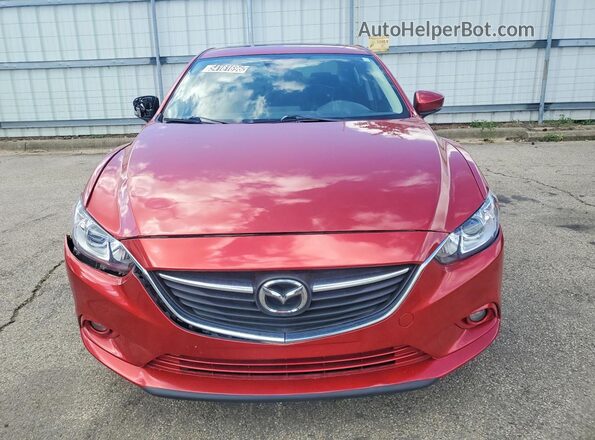JM1GL1V58H1135426 2017 MAZDA 6 Red Vista frontal