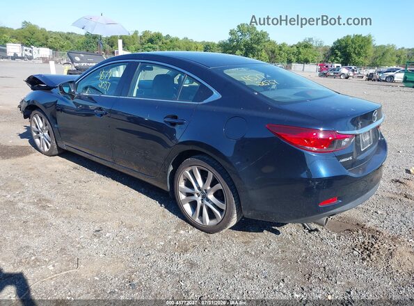 JM1GL1V58H1155496 2017 MAZDA 6 Blue Հետևի ձախ