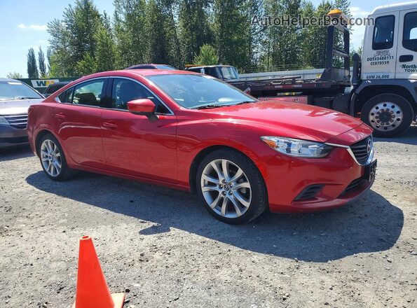 JM1GL1V59H1155779 2017 MAZDA 6 Red წინა მარჯვენა