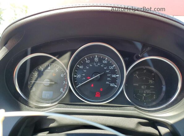 JM1GL1V59H1155779 2017 MAZDA 6 Red ხელსაწყოთა პანელის ხედი