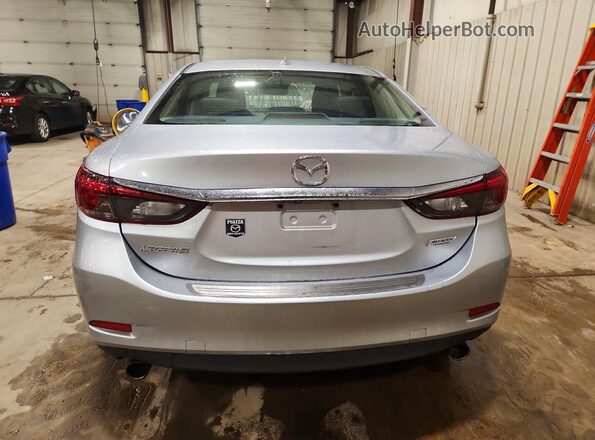 JM1GL1V5XH1110060 2017 MAZDA 6 Серебряный Вид сзади