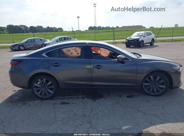 JM1GL1VM0J1324732 2018 MAZDA 6 Gray უკანა სალონის ხედი