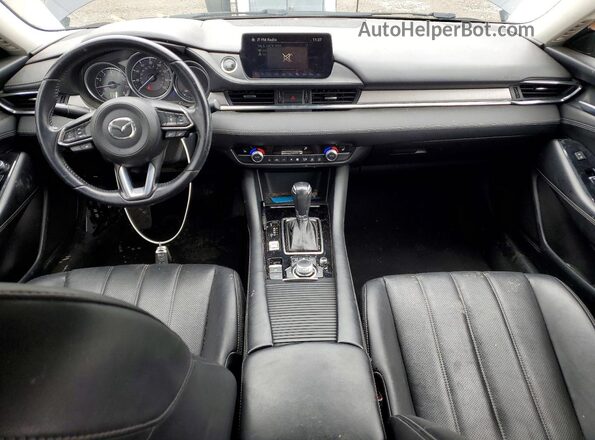 JM1GL1VM0K1500406 2019 MAZDA 6 Black Առջևի վահանակի տեսք