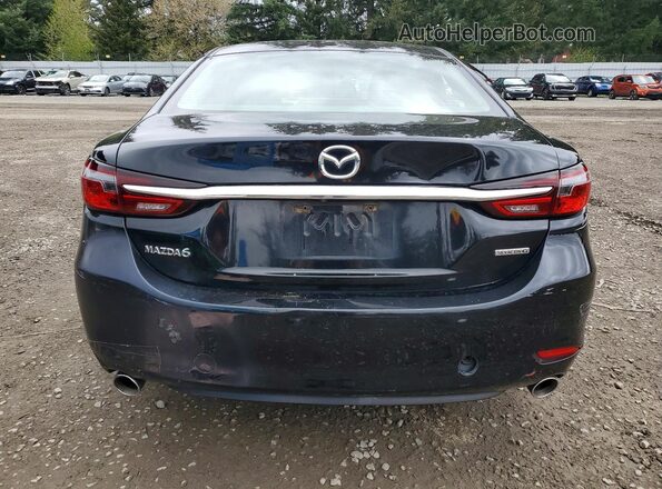 JM1GL1VM0K1500406 2019 MAZDA 6 Black Հետևի տեսք