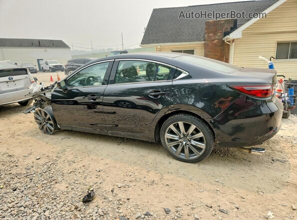 JM1GL1VM0M1607927 2021 MAZDA 6 Black Հետևի ձախ