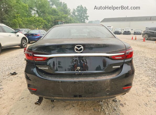 JM1GL1VM0M1607927 2021 MAZDA 6 Black Հետևի տեսք