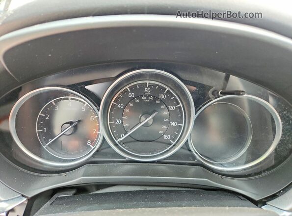 JM1GL1VM0M1607927 2021 MAZDA 6 Black Սարքավորումների վահանակի տեսք