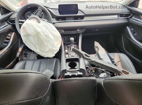 JM1GL1VM0M1607927 2021 MAZDA 6 Black Առջևի վահանակի տեսք