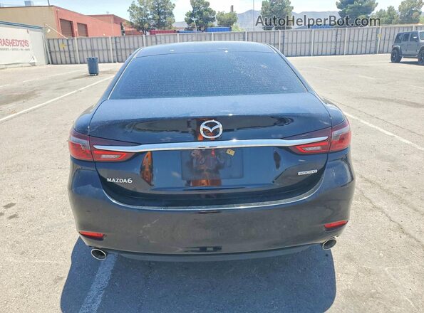 JM1GL1VM0M1617583 2021 MAZDA 6 Черный Вид сзади
