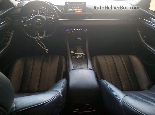 JM1GL1VM0M1617583 2021 MAZDA 6 Черный Вид панели приборов