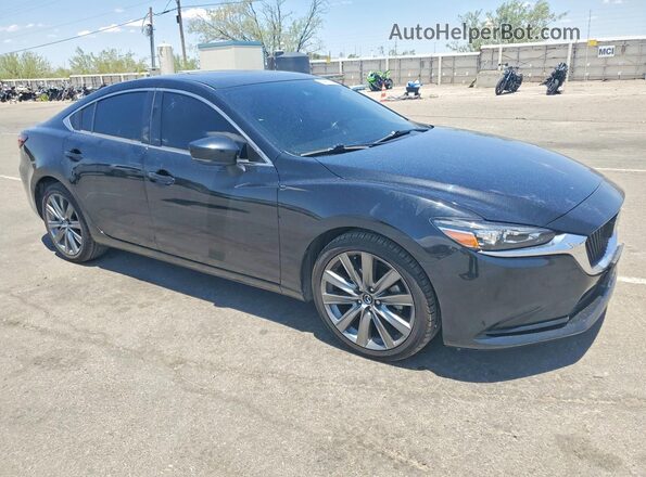 JM1GL1VM0M1617583 2021 MAZDA 6 Черный Передняя правая четверть