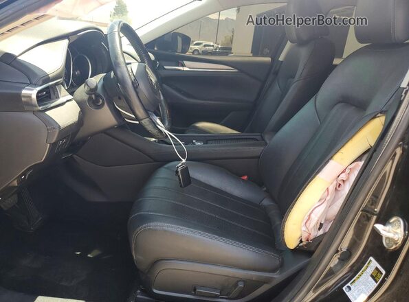 JM1GL1VM0M1617583 2021 MAZDA 6 Черный Вид салона спереди