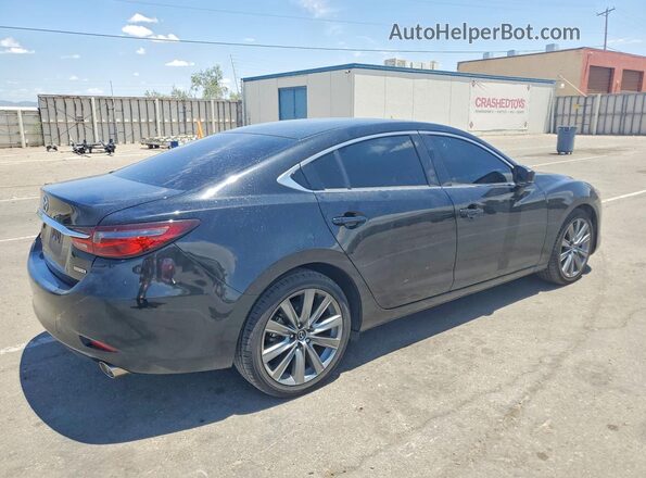 JM1GL1VM0M1617583 2021 MAZDA 6 Черный Задняя правая четверть