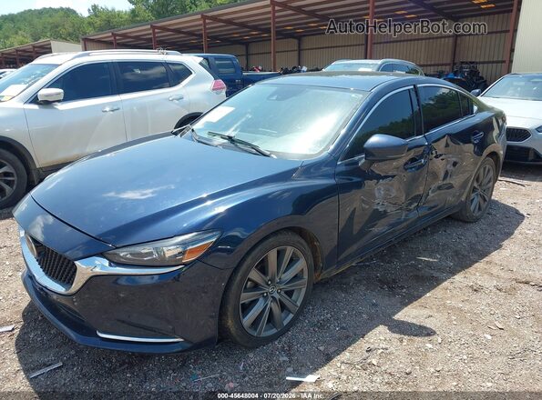 JM1GL1VM1J1329731 2018 MAZDA 6 Blue Vista tres cuartos delantera izquierda