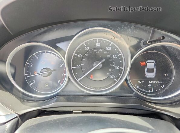 JM1GL1VM1J1335674 2018 MAZDA 6 Silver Instrument cluster view