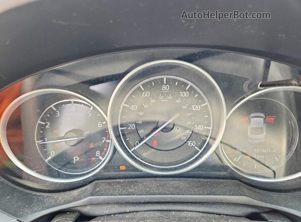 JM1GL1VM1K1501063 2019 MAZDA 6 Red Սարքավորումների վահանակի տեսք