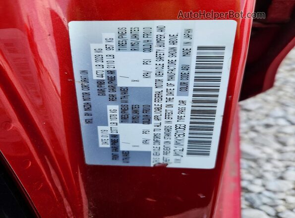 JM1GL1VM1K1501063 2019 MAZDA 6 Red VIN կոդի պիտակի տեսք