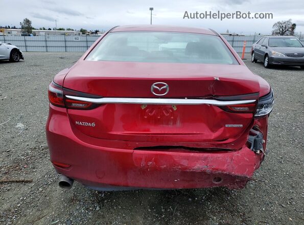 JM1GL1VM1K1506957 2019 MAZDA 6 Red Rear view