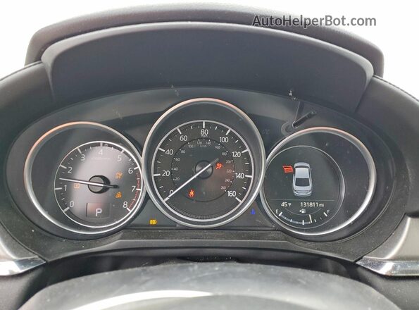 JM1GL1VM1K1506957 2019 MAZDA 6 Red Instrument cluster view