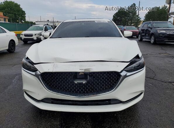 JM1GL1VM1M1603773 2021 MAZDA 6 White Դիմացի տեսք