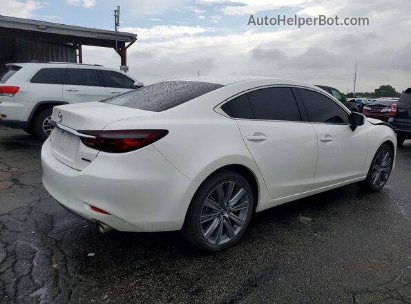 JM1GL1VM1M1603773 2021 MAZDA 6 White Հետևի աջ