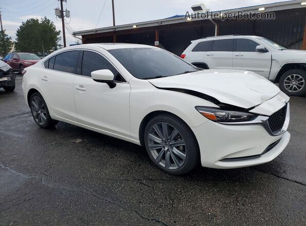 JM1GL1VM1M1603773 2021 MAZDA 6 White Առջևի աջ