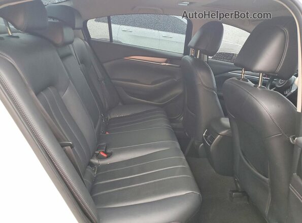 JM1GL1VM1M1603773 2021 MAZDA 6 White Հետևի նստատեղերի տեսք