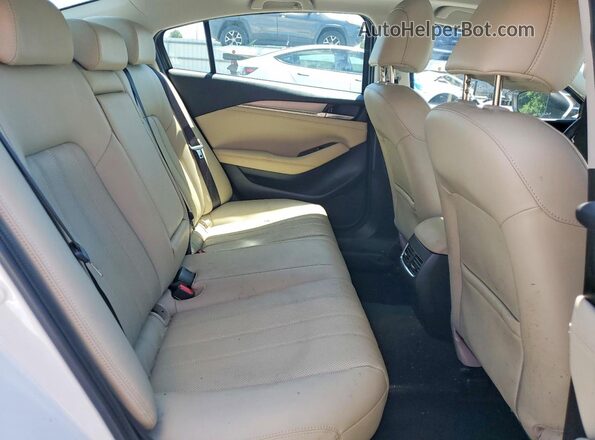 JM1GL1VM1M1614272 2021 MAZDA 6 White Rear seats view